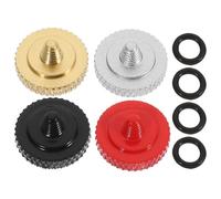 OATIPHO 4 Botones Disparadores de Cámara de Aleación de Aluminio Superficie Cóncava y Funda de Silicona Juego de Recambio Compacto y Resistente Accesorio para Cámaras DSLR Liberación