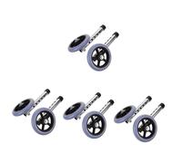 OATIPHO 4 Pares Accesorios Para Ruedas De Caminante Accesorios Para Andador Anciano Rueda Andador Con Andadores Para Personas Mayores Ruedas Para Andadores Partes Acero Inoxidable