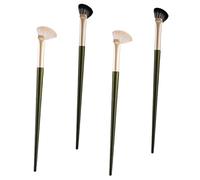 OATIPHO 4 Piezas Brocha de Maquillaje Angulada para Herramienta para Maquillaje Facial Difuminador de Sombras y Corrector Precisas