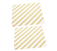 OATIPHO 40 hojas Servilletas Doradas para Banquetes Diseño con Foil Desechables y Elegantes para Bodas Fiestas y Cócteles Pack para Decoración de Eventos