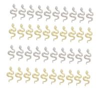 OATIPHO 40 Piezas Decoraciones de Uñas de Serpiente de Accesorios para Manicura Charms Originales para Diseño de Uñas Decoraciones Elegantes y Únicas para Nail Art