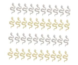 OATIPHO 40 Piezas Decoraciones de Uñas de Serpiente de Accesorios para Manicura Charms Originales para Diseño de Uñas Decoraciones Elegantes y Únicas para Nail Art