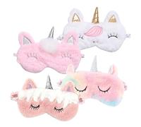 OATIPHO 4piezas Antifaz Multifunción Cómodas Máscaras Ojos Viaje De Estrés Experiencia De