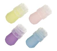 OATIPHO 4piezas Botellas De Crema De Viaje Vacías Dispensadores De Loción Exprimibles Contenedores Portátiles