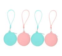 OATIPHO 4piezas Estuche Organizador De Cables De Viaje con Muñequera Suave para Auriculares y Accesorios Almacenamiento Práctico Colores