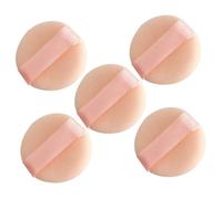OATIPHO 5 Piezas Mini Borla Para Polvos De Maquillaje Flocada Para Maquillaje De Cara y Cuerpo