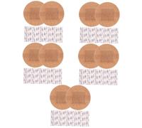 OATIPHO 5 Series Apósito Adhesivo Vendajes Elástico Protector Banda Adhesiva Pequeño Vendaje De Articulación De Nudillos Vendas Para Los Dedos Vendaje Pegatinas Marrón Claro 50 Piezas X 5