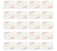 OATIPHO 50 Tarjetas de Felicitación Mini Acuarela Lámina Dorada Tarjetas de Agradecimiento Pequeñas para Bodas Cumpleaños y San Valentín Ideales para Mensajes Personalizados y Regalos