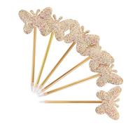 OATIPHO 6 Bolígrafos de Gel con Diseño de Insecto y Purpurina Tinta Negra Set de 6 Unidades Bolígrafos Kawaii para Escribir y Dibujar Papelería Divertida para Escuela Oficina y Hogar