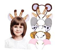 OATIPHO 6 piezas Diademas de Animales para Adultos Accesorios de Fiesta con Orejas de Vaca Mono Cerdo y Ligeras y Duraderas para Festivales y Disfraces