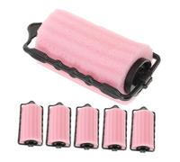 OATIPHO 6 Piezas Rizador De Esponja Rizador De Pelo Rodillos De Esponja Para El Cabello Rizadores De Pelo Durante La Noche Cabellos Ondulados Rizos Sin Calor Bigudí Golpes Rosa El Plastico