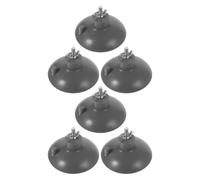 OATIPHO 6 Ventosas para Embutidos Base Antideslizante de Plástico, Soporte de Ventosa de 8,5 Cm de Diámetro para Picadora de Carne y Cortadora de Papas Fritas, Accesorio Resistente