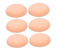 OATIPHO 6piezas Esponjas De Maquillaje Para Polvos y Corrector Borlas Pequeñas Para Rostro Usos Húmedo y Seco Redondas y