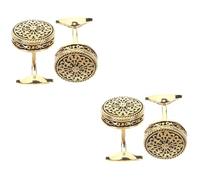 OATIPHO 6piezas Gemelos De Metal Vintage Para Camisas De Negocios y Bodas Elegantes Accesorio Clásico Para Hombres