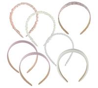 OATIPHO 7 Piezas Diademas Decorativas el Cuidado Facial Diademas Multifuncionales Mujeres Accesorios Cómodos Lavado Maquillaje Tipo Ocasiones