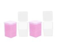 OATIPHO 800piezas Almohadillas de Limpieza para Quitar Pegamento de Pestañas Toallitas de Algodón para Limpiar Botellas de Pegamento para Salón Suministros de Limpieza por Caja Cajas