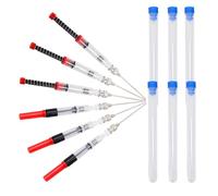 OATIPHO Absorbentes de Tinta para Pluma Estilográfica 6 Piezas, Convertidores de Resorte Reutilizables, Accesorios de Metal y Plástico para Rellenar Tinta, Ideales para Estudiantes