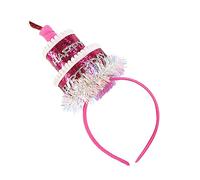 OATIPHO Accesorio De Pelo Para Fiesta De Cumpleaños Sombrero De Cumpleaños Adulto Diadema De Tarta