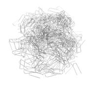 OATIPHO Alfileres de Costura de Acero Inoxidable Forma de U 400 Unidades de 23 MM Alfileres Rectos para Patchwork y Manualidades Textiles Aguja de Posicionamiento para Labores de Aguja