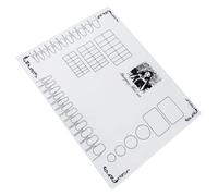 OATIPHO Alfombra De Silicona Para Manicura Estampado De Uñas Guía De Pegatinas y Protector De Mesa Para De Uñas e