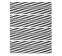 OATIPHO Alfombrillas Antideslizantes para Piano y Guzheng de PVC, Amortiguadoras y Protector de Suelo, Negro, 4 Pares, Uso en Interiores para Evitar Deslizamientos y Daños al Piso