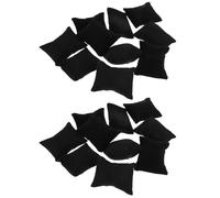 OATIPHO Almohada para Exhibición de Joyas 20 Piezas, Cojín de Pulsera y Brazalete Negro, Soporte Suave para Caja de Reloj, Adecuado para Organización y Presentación en Tienda o Hogar