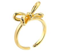 OATIPHO Anillo Abierto De Lazo Para Mujer Joyería Elegante y Versátil Anillo De Dedo Ajustable Para Cumpleaños y Promesas Para Ocasiones Especiales
