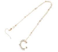 OATIPHO Anillo De Nariz Falso Perla para La Nariz Puente De La Nariz Piercings Falsos En La Nariz Perno Falso del Anillo De La Nariz Anillos De Nariz De Aro Metal Golden