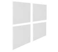 OATIPHO Azulejos Cuadrados de Fieltro Autoadhesivos para Pared Tablero de Corcho Blanco Adhesivo 4 Piezas Tablero de Anuncios para Oficina Dormitorio y Decoración Funcional