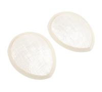 OATIPHO Base para Tocado Mujer 2 Piezas de Lino Color Beige Malla Transpirable, Forma de Lágrima 10,4 X 13,7 Cm, Accesorios para Bricolaje y Fiestas, Adecuado para Bodas E Iglesias