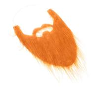 OATIPHO Bigote Falso De Fiesta Tijeras para Barba Cepillo para Barba Peine De Barba para Hombres Peluca Cera para Bigote para Hombres Cera Facial Accesorio De Cosplay Tela De Felpa Brown