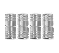 OATIPHO Bisagras Ocultas para Puertas de Armario de Latón Bisagras de Barril Metálicas de 8 Mm Pack de 4 Unidades Apertura de 180 Grados para Muebles y Gabinetes