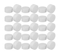 OATIPHO Bloques de Espuma Blanca Redonda para Manualidades 30 Piezas Cilindros de Poliestireno Expandido 5 X 25 CM Espuma para Modelar Esculturas y Decoración de Pasteles Material DIY