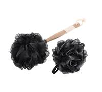 OATIPHO Bola de Baño Exfoliante para Ducha Esponja Vegetal de Luffa Cepillo de Espalda Mango de Accesorios de Baño para Hombres y Mujeres para Limpieza Corporal el Hogar