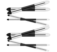 OATIPHO Bolígrafo de Esponja Doble Punta para Difuminar y Resaltar Pincel Lavable Reutilizable para Bocetos Artísticos Set 8 Piezas Gris para Dibujo y Sombreado Detallado