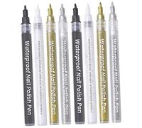 OATIPHO Bolígrafo Para Pintar Uñas Lápiz Delineador De Uñas 8 Piezas Tamaño Estándar Resistente Al Agua Decoración Delicada Detalles Finos Adecuado Para Manicura Profesional Diseño Creativo