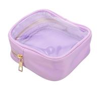 OATIPHO Bolsa De Cosméticos De Neceser Transparente para Maquillaje Bolsa De Viaje Portátil para Artículos De Tocador Organizador De Maquillaje Cierre De Cremallera para Viajes y Uso Diari