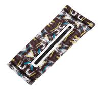 OATIPHO Bolsa Deportiva para Brazo con Cremallera, Soporte de Teléfono para Deportes, Brazalete para Correr de Tejido Elástico, Tamaño M, Color Azul Tecnológico, Bolso de Muñeca para Uso