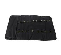 OATIPHO Bolsa Enrollable para Cuchillos 22 Ranuras, Portátil y Ligera, de Tela Oxford Azul, Gran Capacidad para Cuchillos y Cubiertos, Adecuado para Cocina Profesional y Restauración