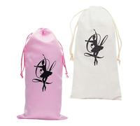 OATIPHO Bolsa para Zapatillas de Ballet Cordón Portátil y Ligera para Viajes y Práctica para Guardar y Transportar de Zapatos de Baile