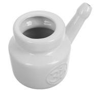 OATIPHO Botella Limpiador Nasal Seguro y Fácil de Usar Adecuado para Yoga y Cambios Estacionales para Lavado de Paranasales de Cerámica 350ml