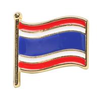 OATIPHO Broche De Metal Diseño De Bandera Nacional De Canadá Pin Creativo Para Ropa Insignia De Color Blanco y Rojo Para Fiestas y Celebraciones