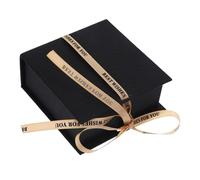 OATIPHO Caja De Obsequio Negra Magnética Con Tapa Caja De Obsequio De Papel Para Embalaje Para Bodas Regalos Eventos Especiales