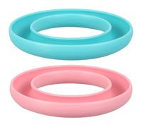 OATIPHO Caja Organizadora de Bobinas para Máquina de Coser Portabobinas de Plástico Protector de Bobinas Set 2 Piezas Azul Claro y Rosa Herramienta Portátil para Costura Fácil