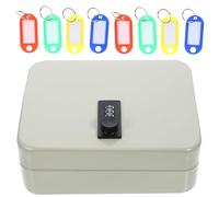 OATIPHO Caja para Llaves de Pared Cerradura de Combinación Armario Metálico de 20 Ganchos para Organización Segura Hogar Oficina y Administración de Propiedades