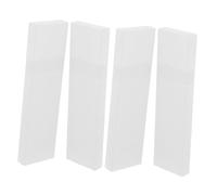 OATIPHO Caja para Raspadores de Lengua 4 Unidades, Estuche Portátil de Plástico Reutilizable, Resistente y Ligero para Viaje, Almacenamiento Organizado y Fácil Limpieza, Cuidado