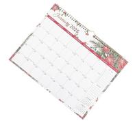 OATIPHO Calendario de Pared Grande 2026 Planificación Mensual y Diaria Papel Grueso Resistente Diseño Floral Artístico para Oficina y Hogar Agenda Semanal Colgante para Organización