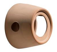 OATIPHO Calentador de Té Cerámico Retro de Barro Grueso, Base para Calentar Tetera sin Vela, Accesorio para Té en Hogar y Oficina, Estufa de Cerámica para Mantener Temperatura