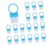 OATIPHO Cepillo Limpiador de Uñas de Plástico 100 Unidades Tamaño Pequeño Cerdas Duras para Hombre y Mujer Limpieza Manicure Pedicure Portátil Uso en Hogar y Viaje