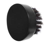 OATIPHO cepillo para barba cepillo de cerdas naturales de jabalí aseo recogedor de pelo de barba cepillo de bigote cepillos de barba para hombres cepillos para barba pelo de cerdas Negro
